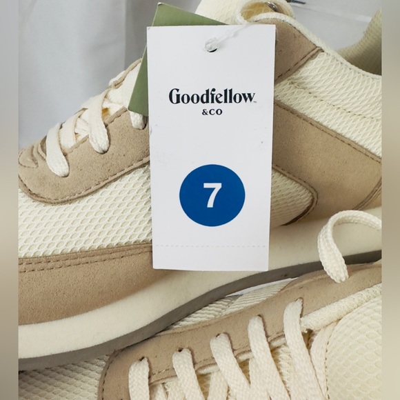 Men's Chester Retro Sneakers - Goodfellow & Co Off- White.      US 7.        NWT - Picture 6 of 11